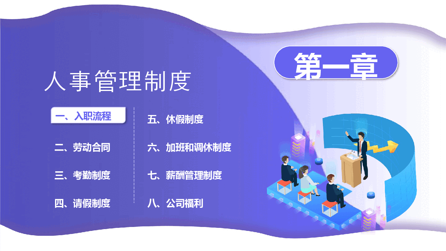 新员工入职培训—员工手册.pptx，第3页预览
