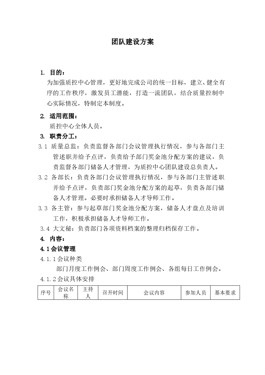 团队建设方案.doc,第1页预览