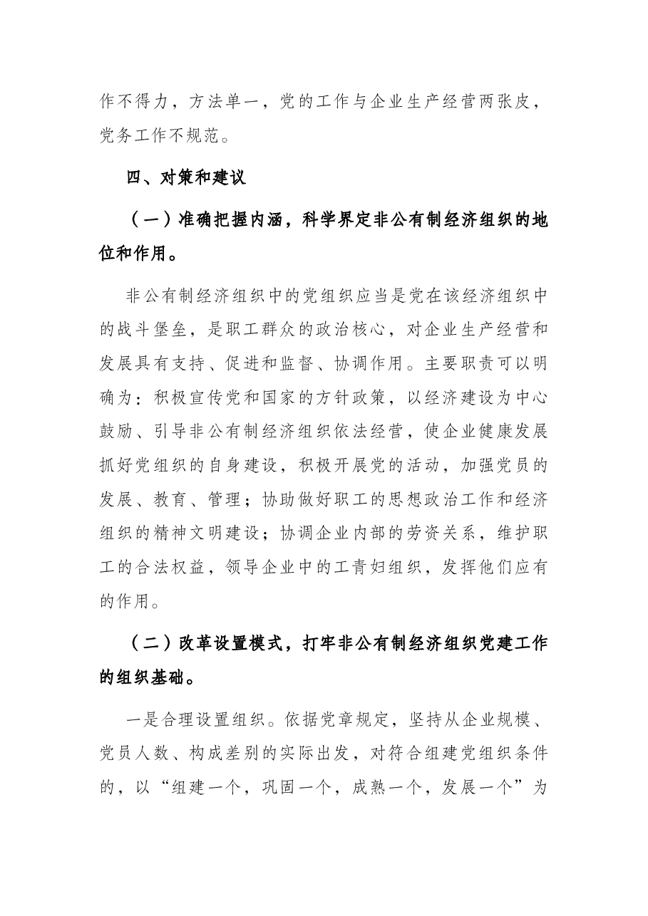非公企业党建工作调研报告.docx,第4页预览
