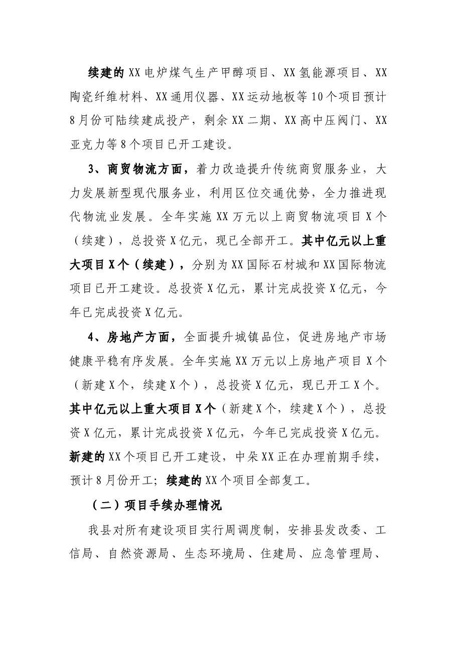 全县重点项目汇报提纲.docx,第3页预览