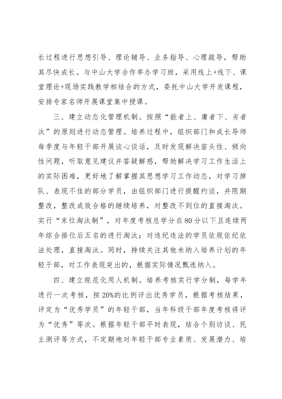 年轻干部队伍建设工作汇报.docx,第2页预览