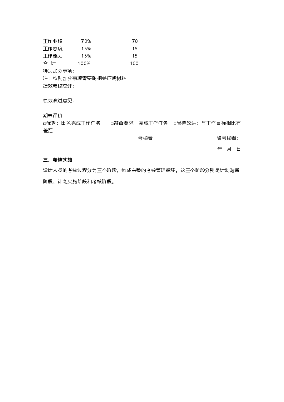 设计人员绩效考核方案.docx,第2页预览