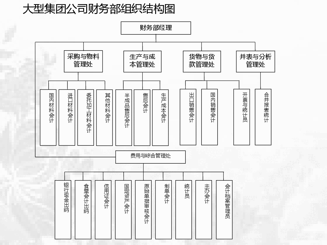 企业财务部门组织架构图.ppt,第4页预览
