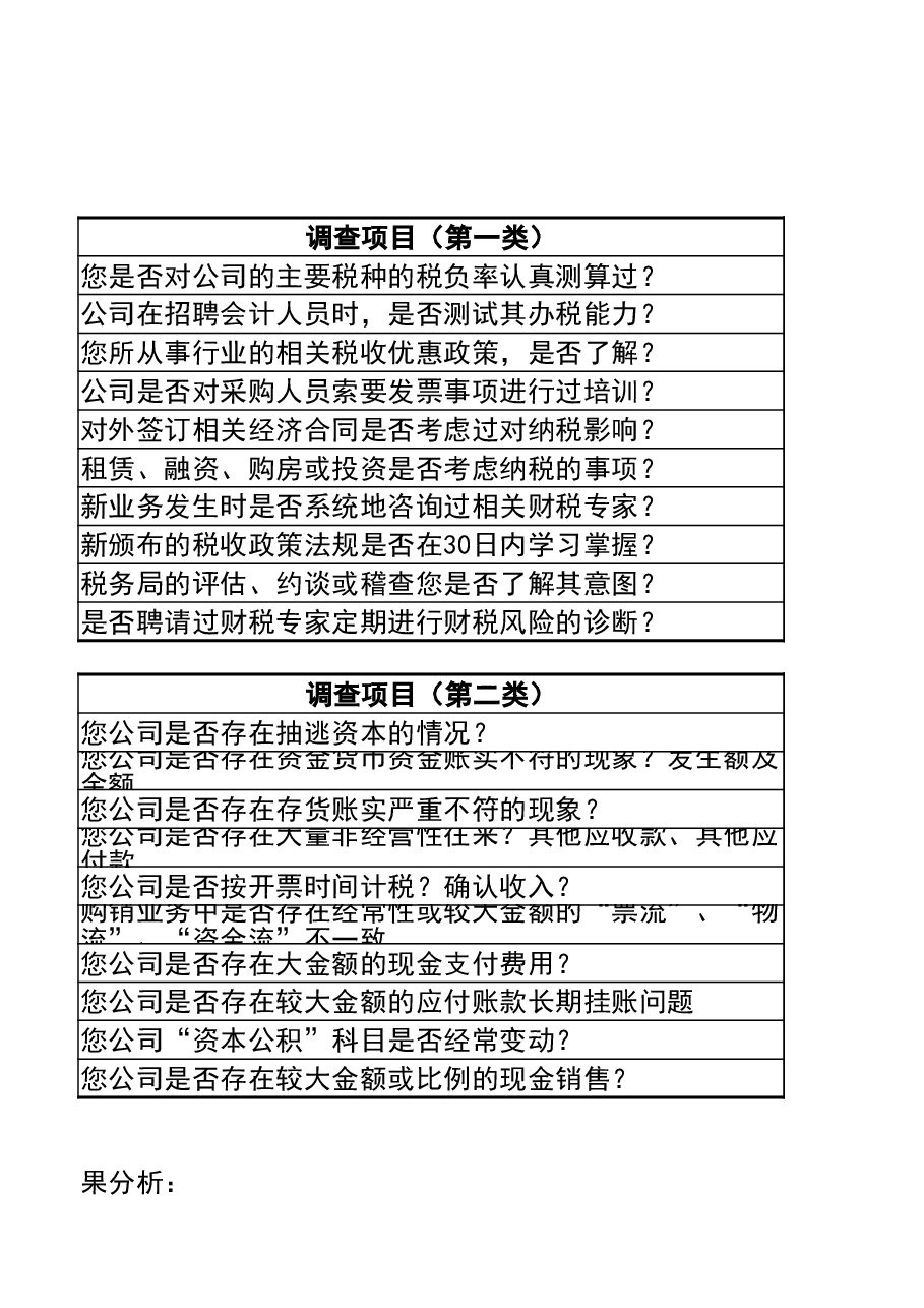 财税工具-工作工具:税务风险调查表V1.xlsx,第3页预览