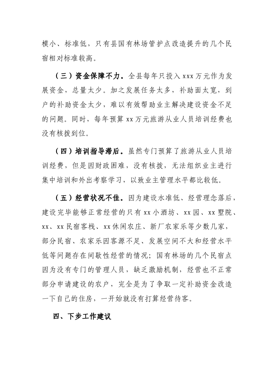 民宿经济发展情况调研报告.docx,第4页预览