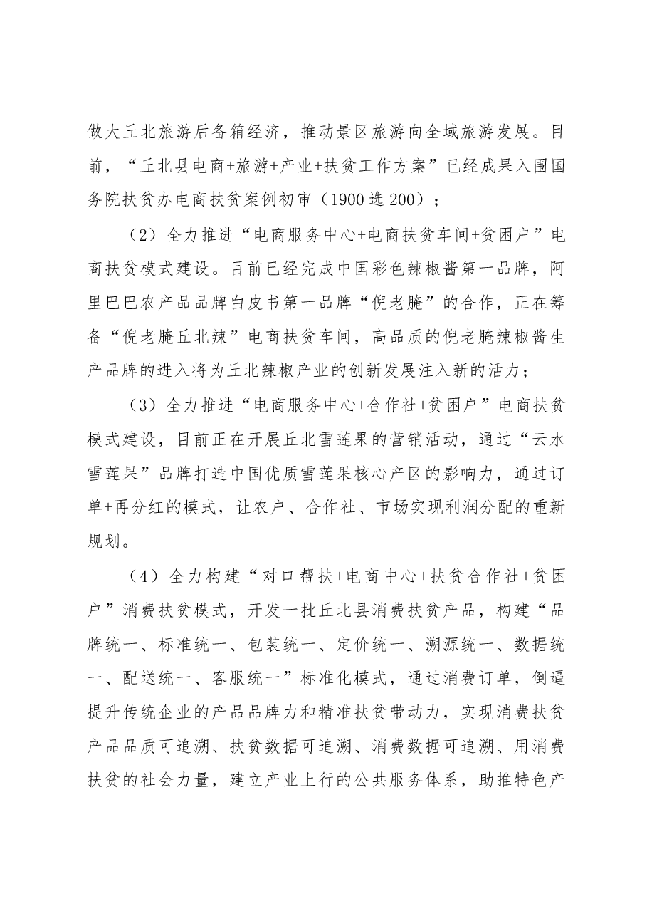 丘北县国家电子商务进农村综合示范项目阶段性工作汇报.docx,第4页预览