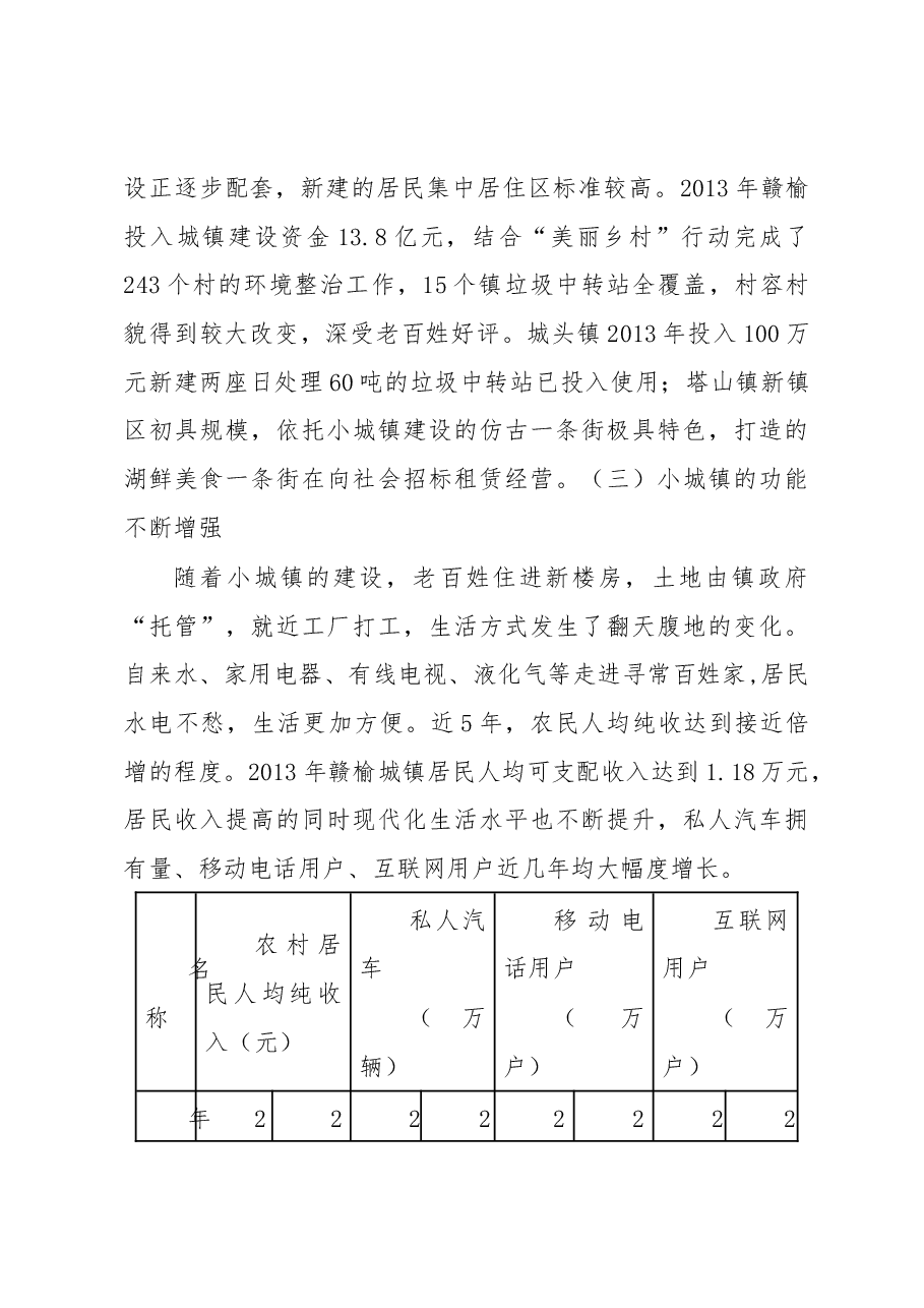 苏北欠发达地区小城镇助推区域经济发展实证研究.docx,第4页预览