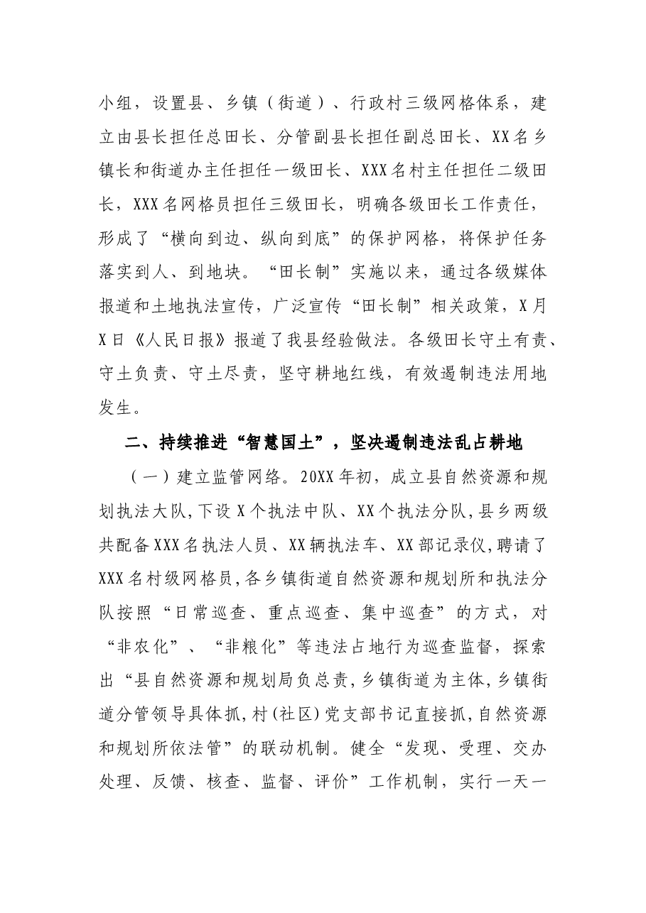 对关于遏制耕地“非农化”防止“非粮化”情况的汇报.docx,第2页预览