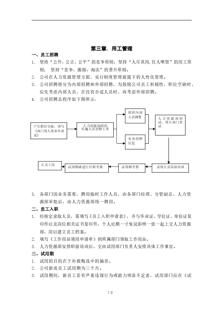 人力资源规章制度汇总.doc,第4页预览