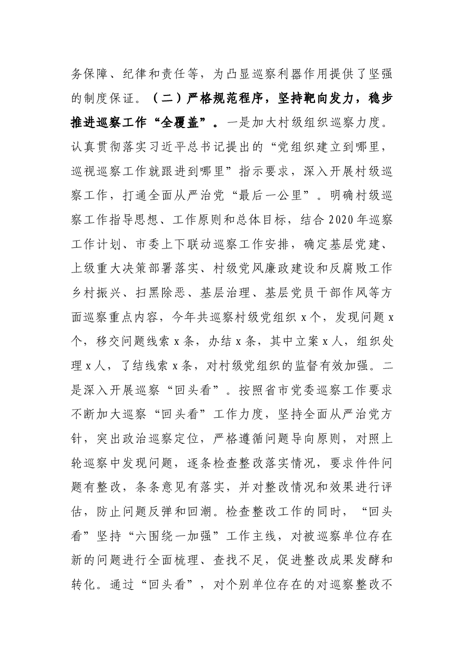 巡察工作开展情况汇报.docx,第3页预览