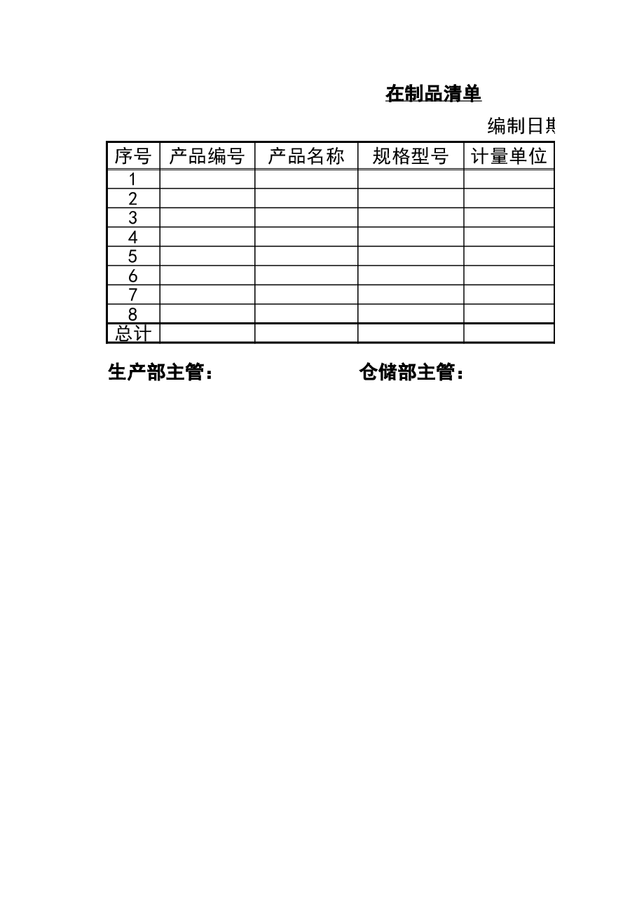 管理报表9-存货管理类报表.xlsx,第1页预览