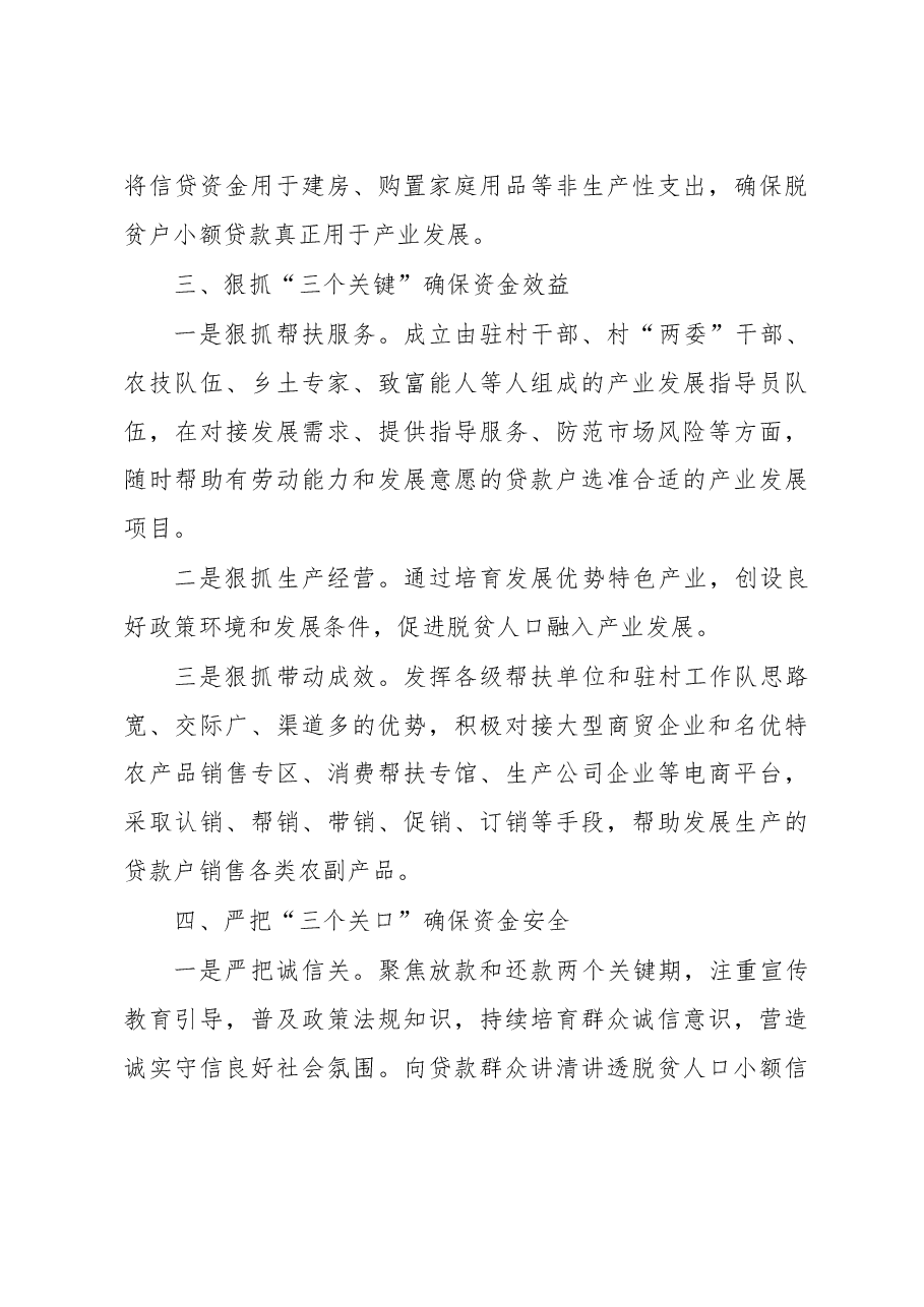 乡村振兴局小额信贷工作汇报.docx,第3页预览