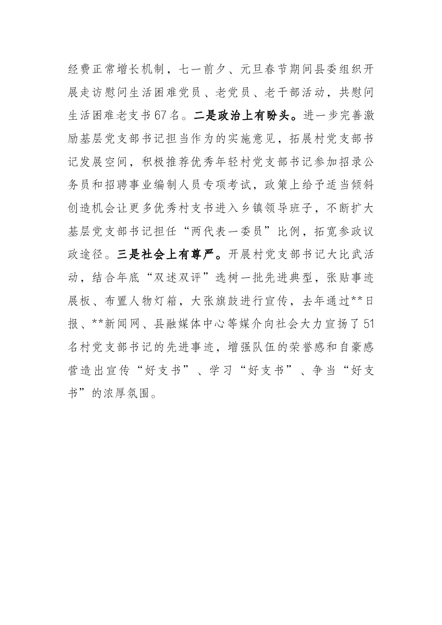 村党支部书记队伍建设工作汇报.docx,第4页预览