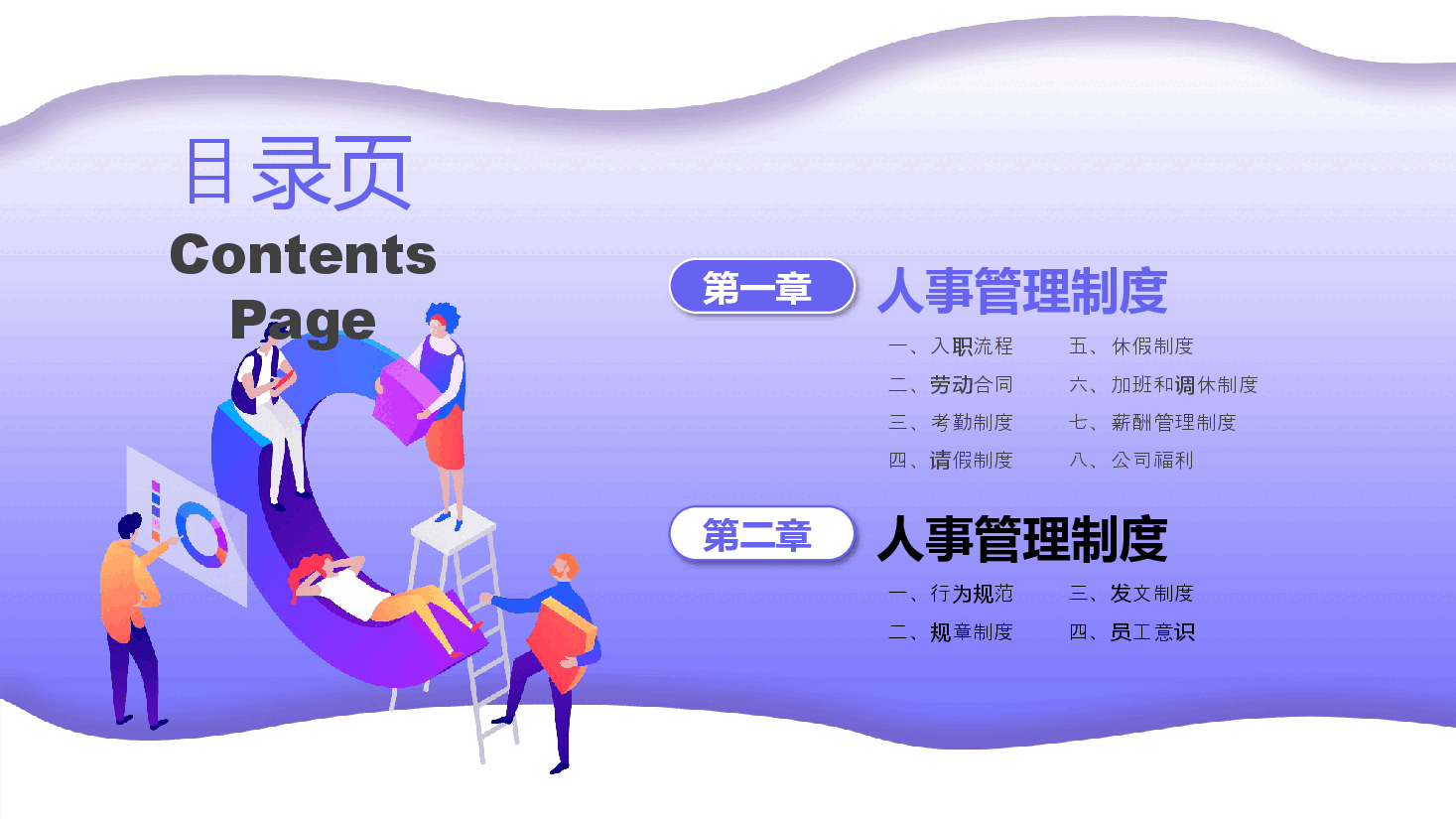 新员工入职培训—员工手册.pptx，第2页预览