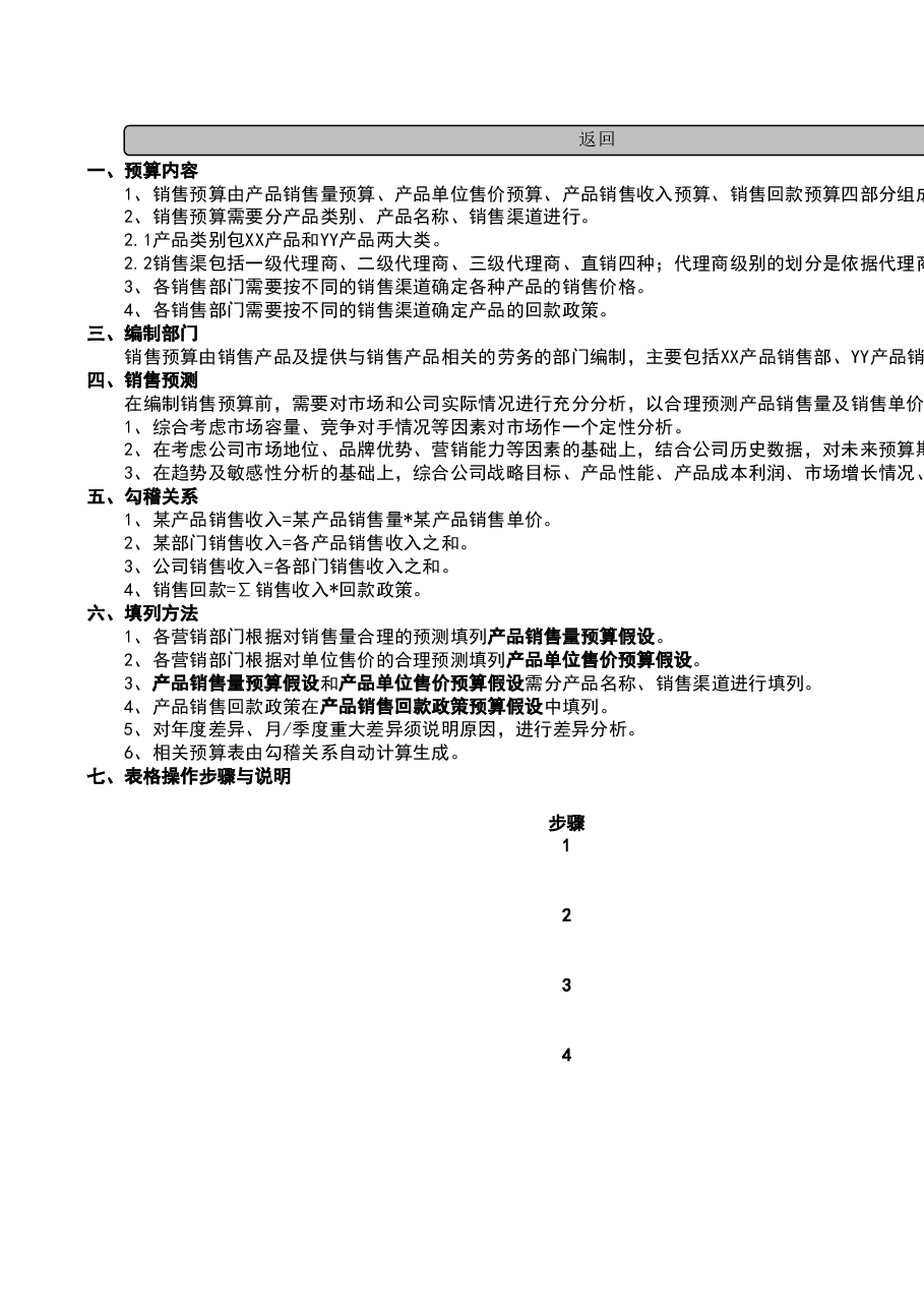 财税工具01-02销售预算表(XX产品销售部).xls,第3页预览