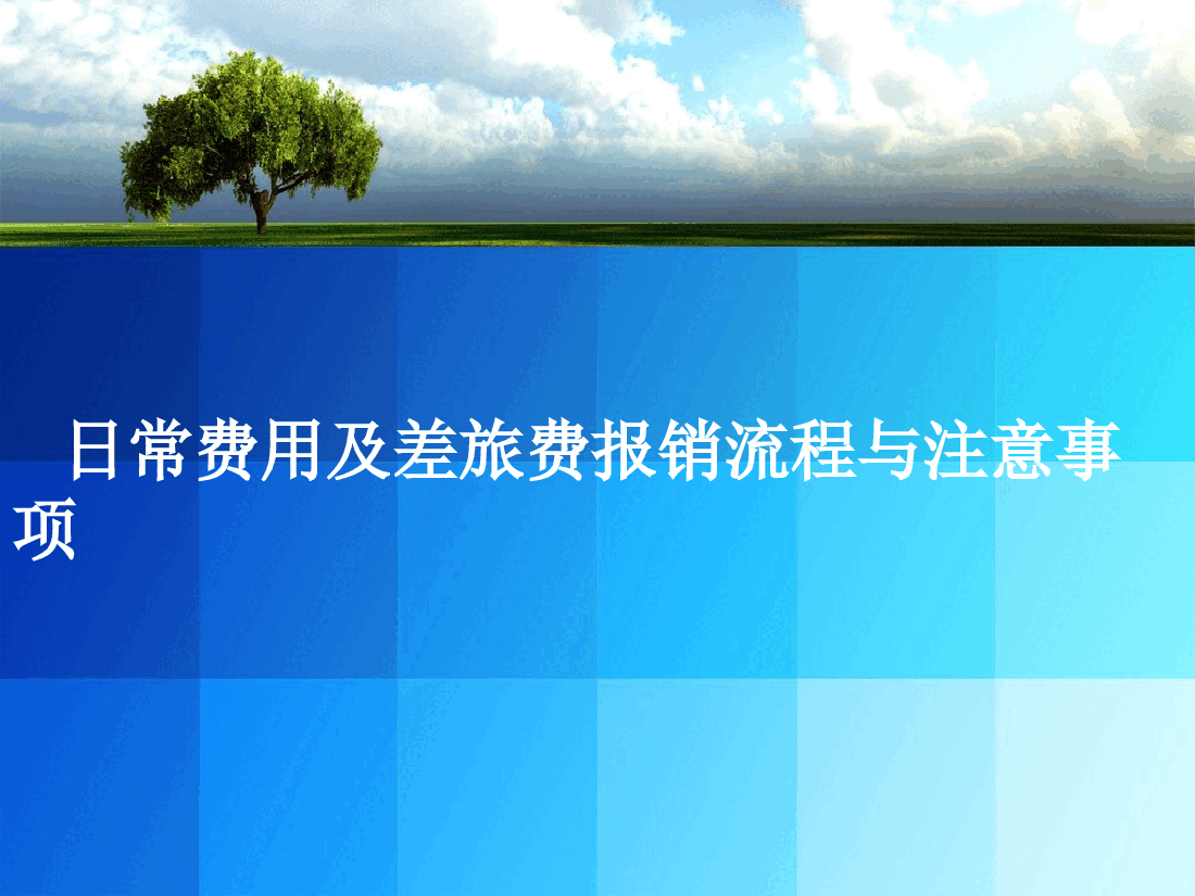 费用报销流程.ppt,第1页预览