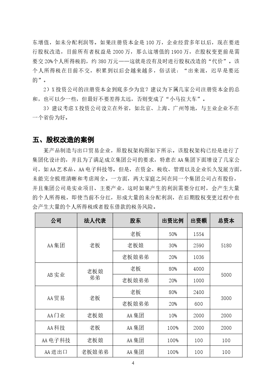 股权架构设计案例-.docx,第4页预览