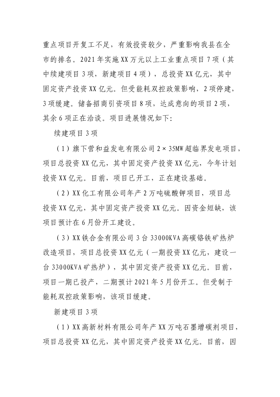 政府副县长分管领域重点工作开展情况汇报材料.docx,第2页预览