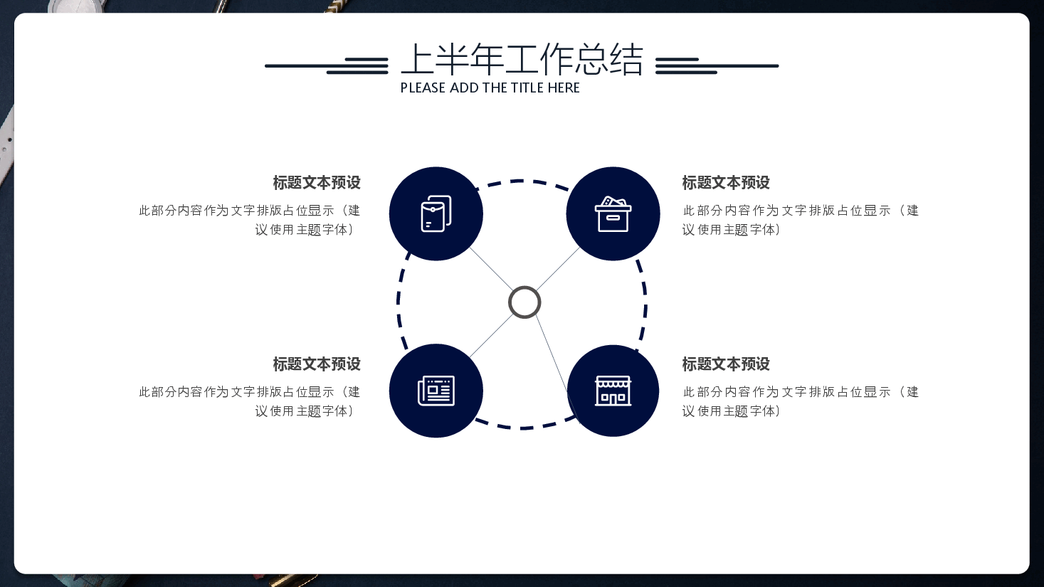 年中工作总结PPT模板.pptx,第3页预览