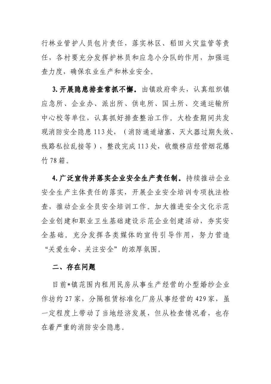 镇2022上半年安全生产工作总结汇报.docx,第3页预览