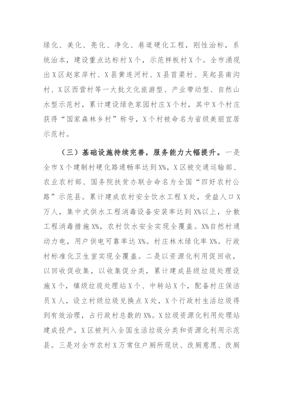 X市农村人居环境整治情况的调研报告.docx，第3页预览
