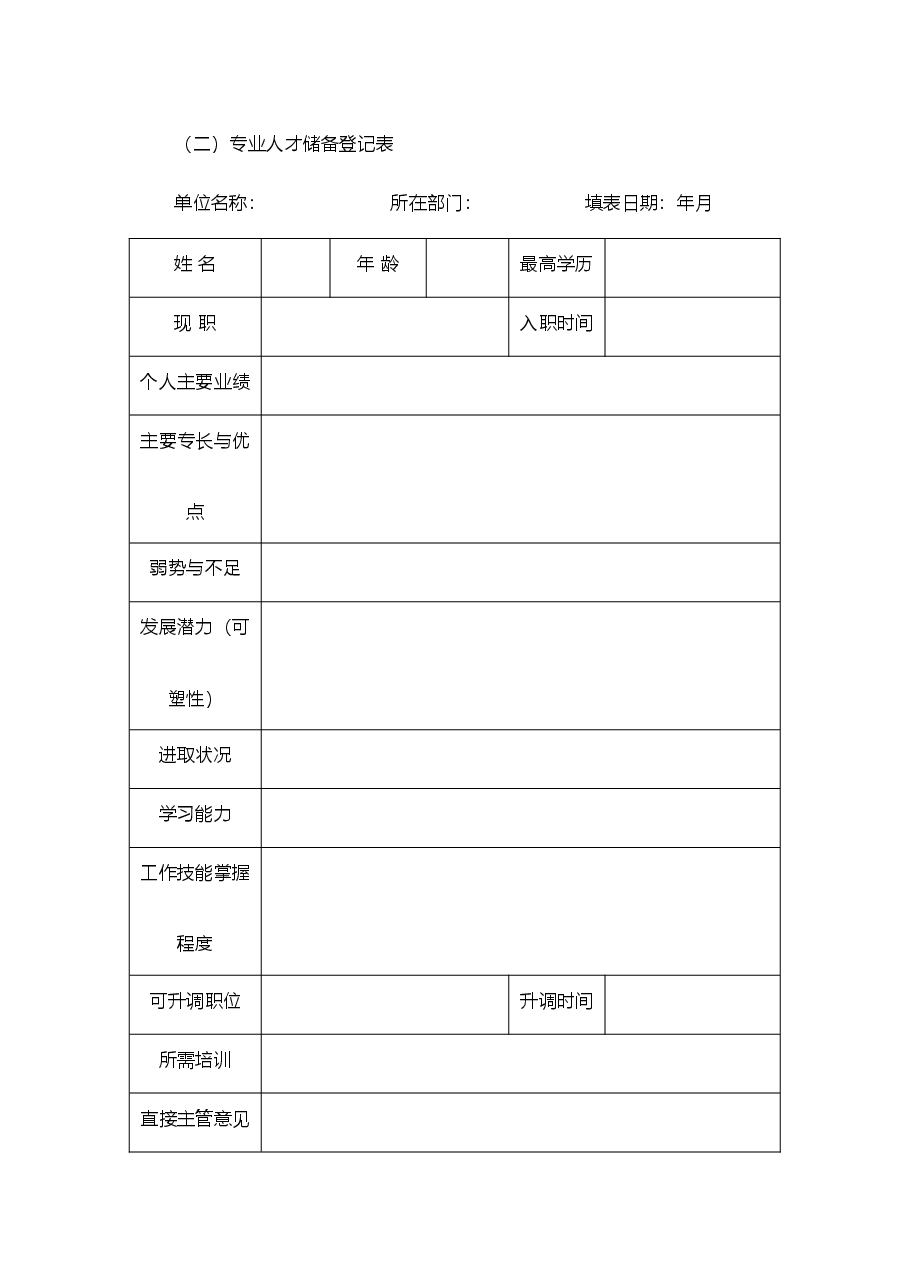 【5】人才储备登记表.doc,第3页预览