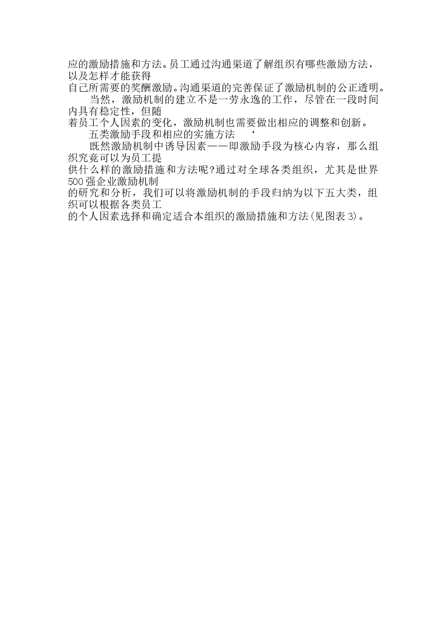 员工激励机制与技巧.doc,第3页预览