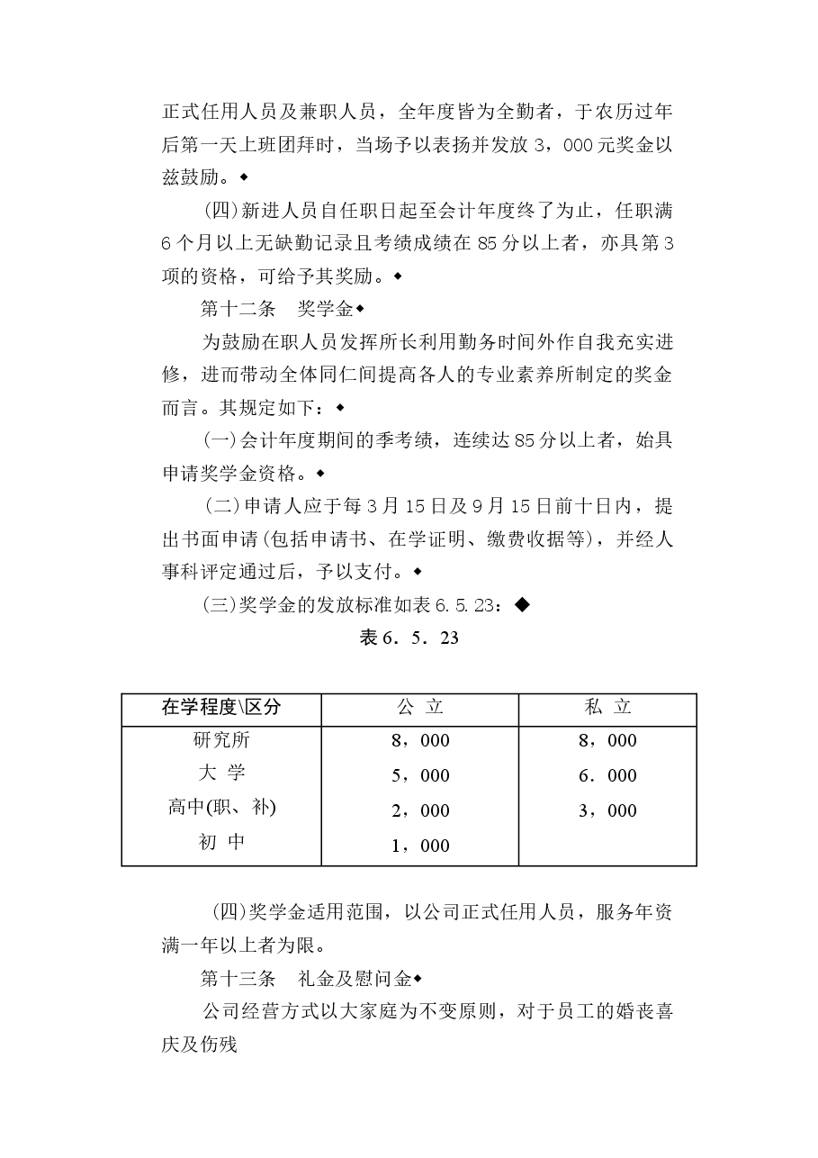 餐饮业奖金制度.doc,第4页预览