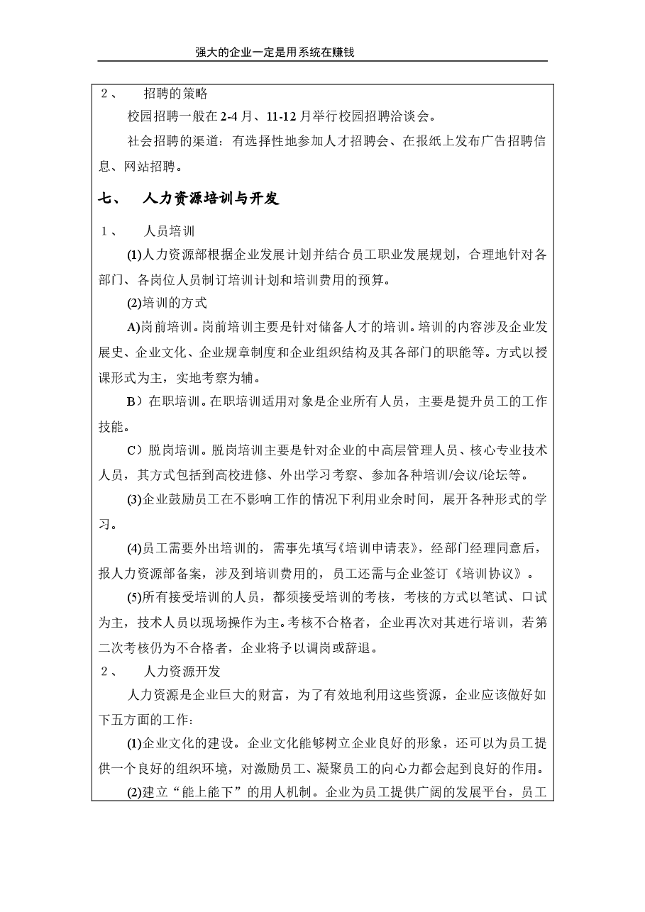 人力资源规划方案.doc,第4页预览
