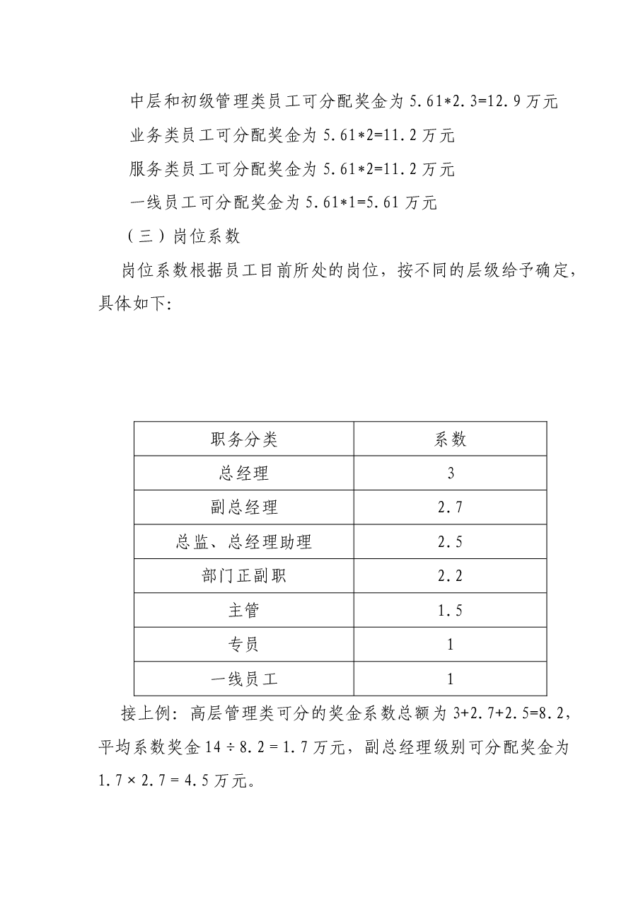 企业奖金分配制度.doc,第3页预览
