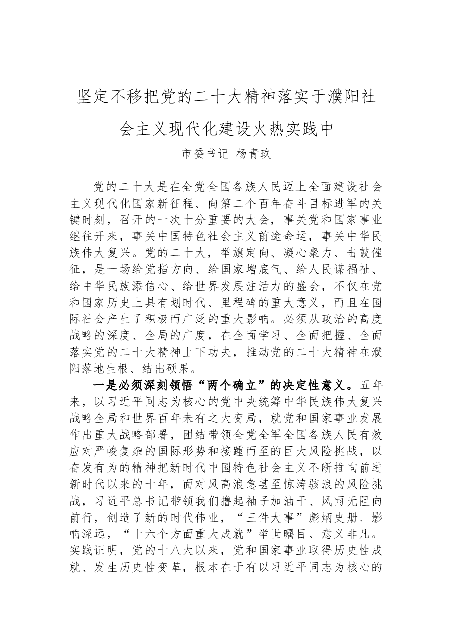 （20篇）市委理论学习中心组集体学习党的二十大精神发言.docx，第3页预览