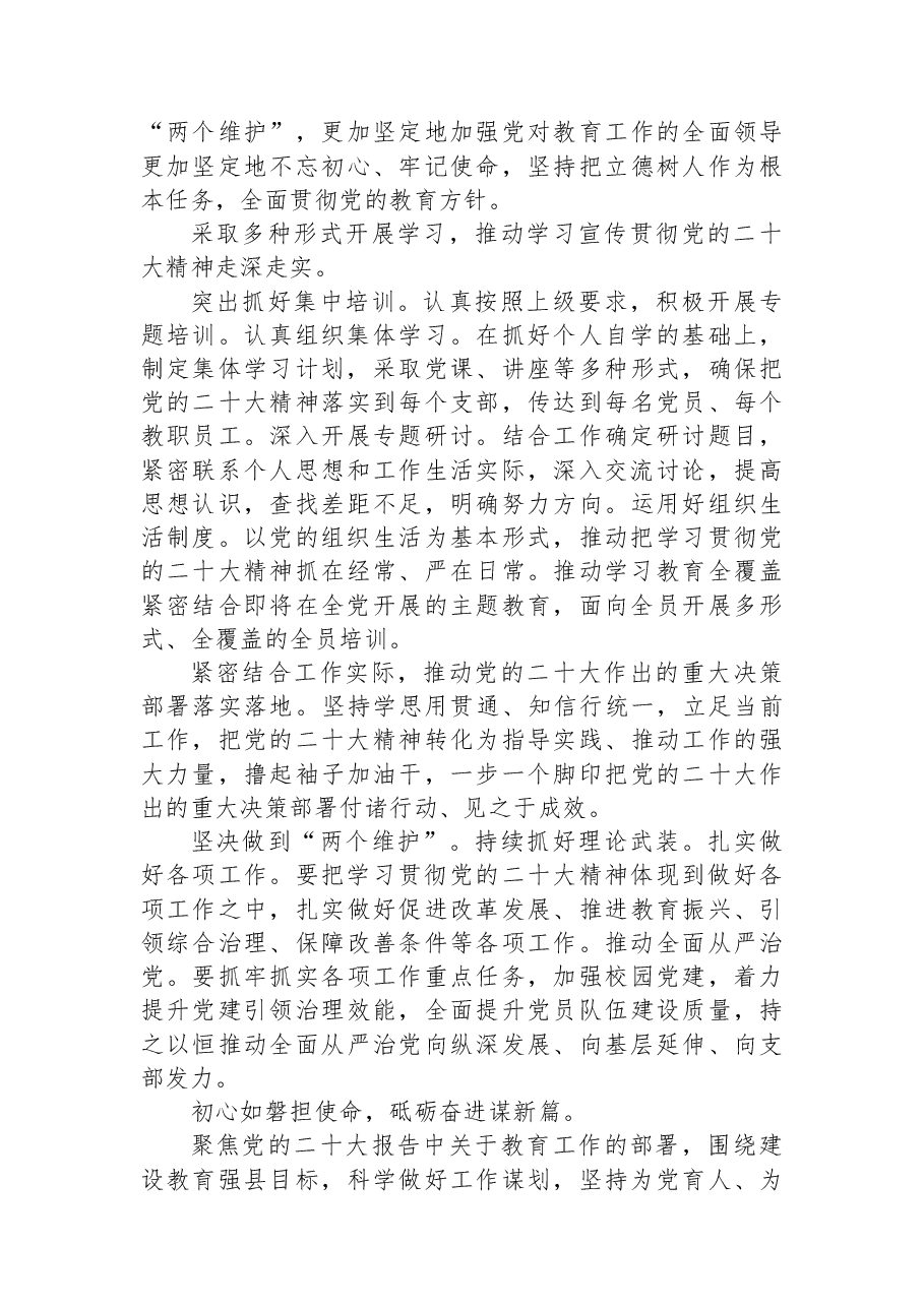 (12篇)学习宣传贯彻党的二十大精神发言汇编.docx,第4页预览