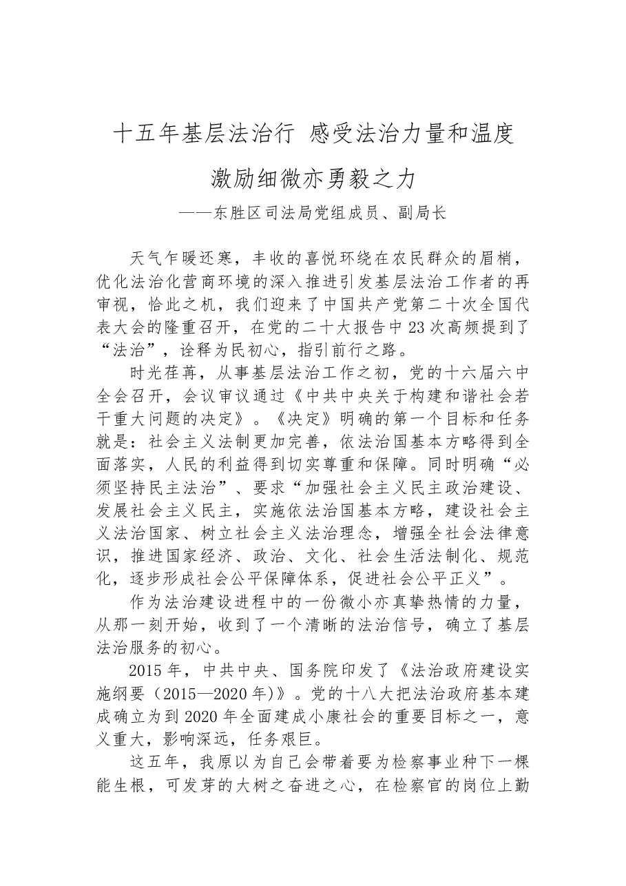 (11篇)司法局学习党的二十大心得体会汇编.docx,第2页预览