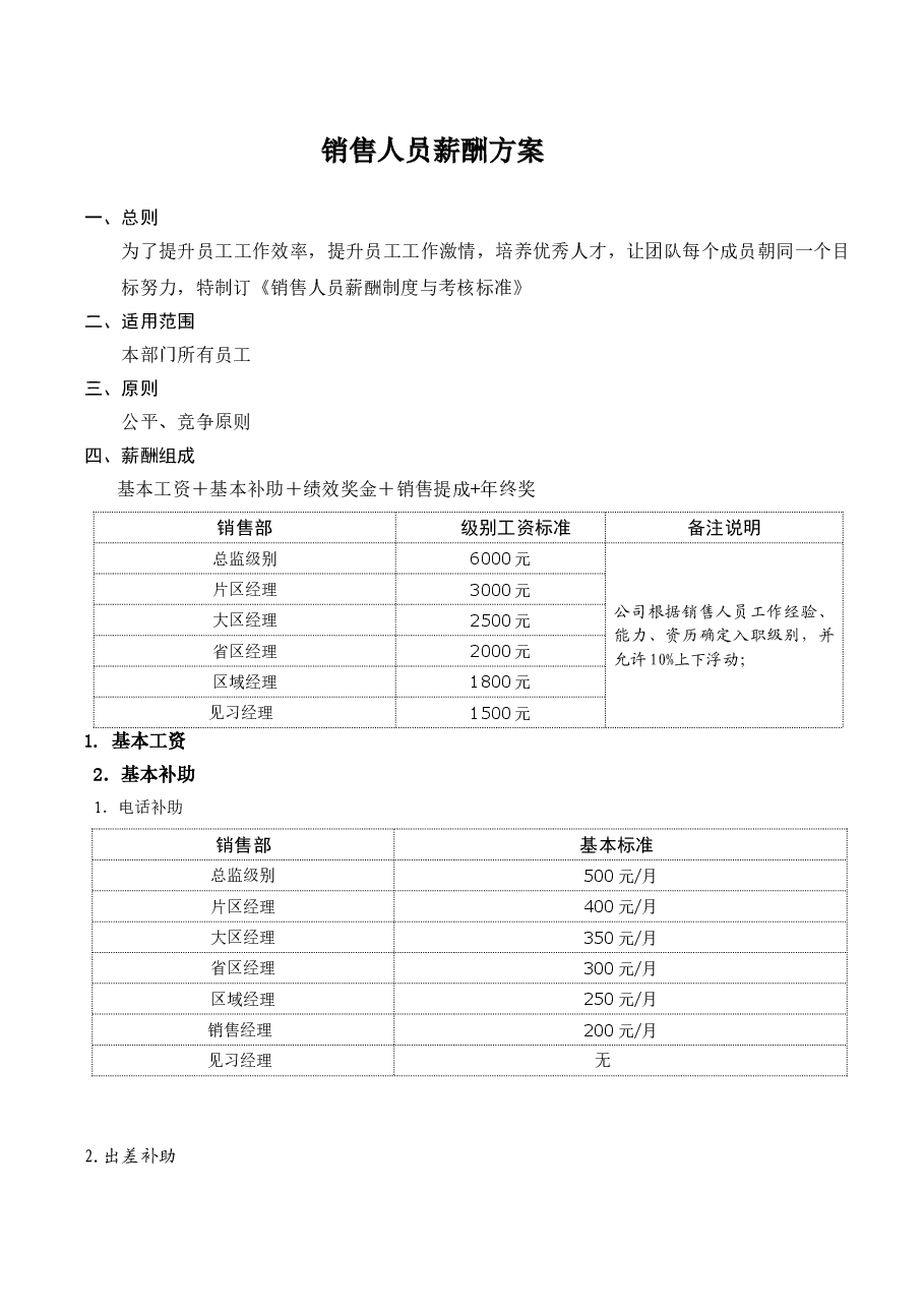 销售人员薪酬制度.doc，第1页预览