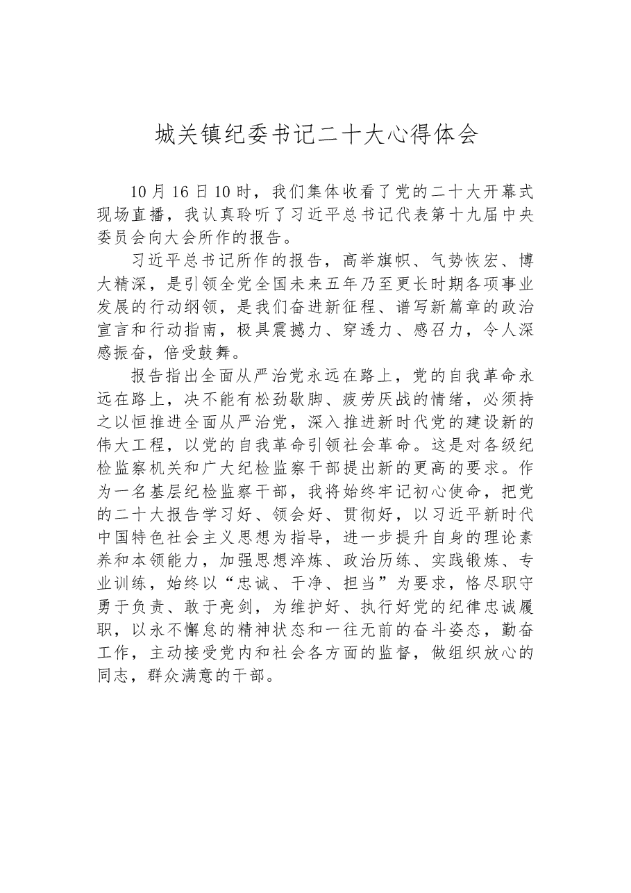 （26篇）纪委监委学习二十大心得体会汇编.docx，第3页预览