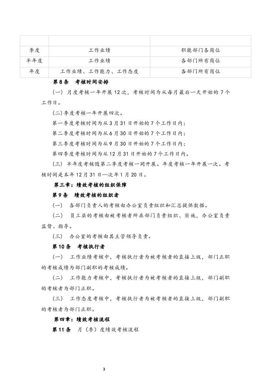 公司KPI绩效考核制度.docx,第3页预览