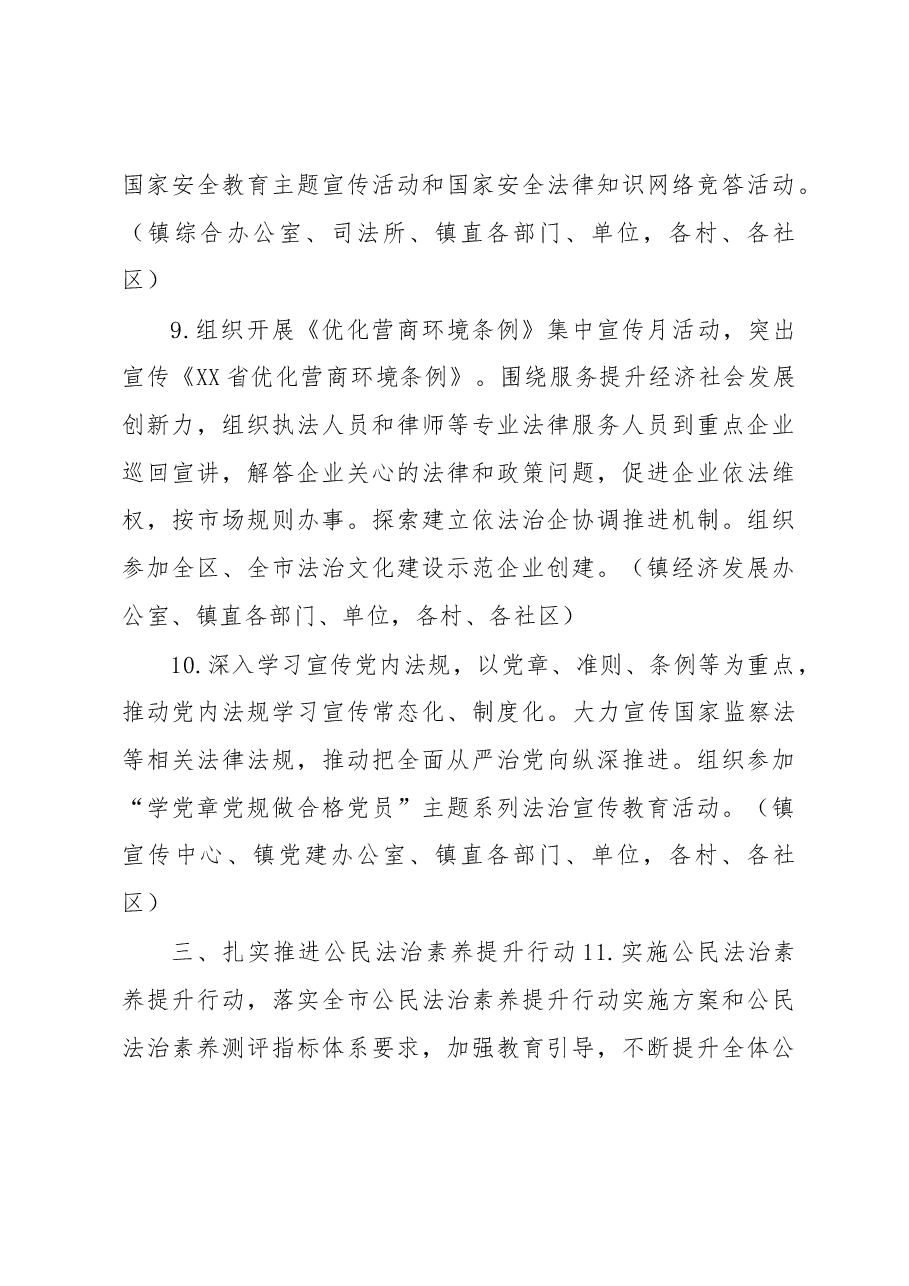 2023年XX镇普法依法治理工作要点.docx,第4页预览