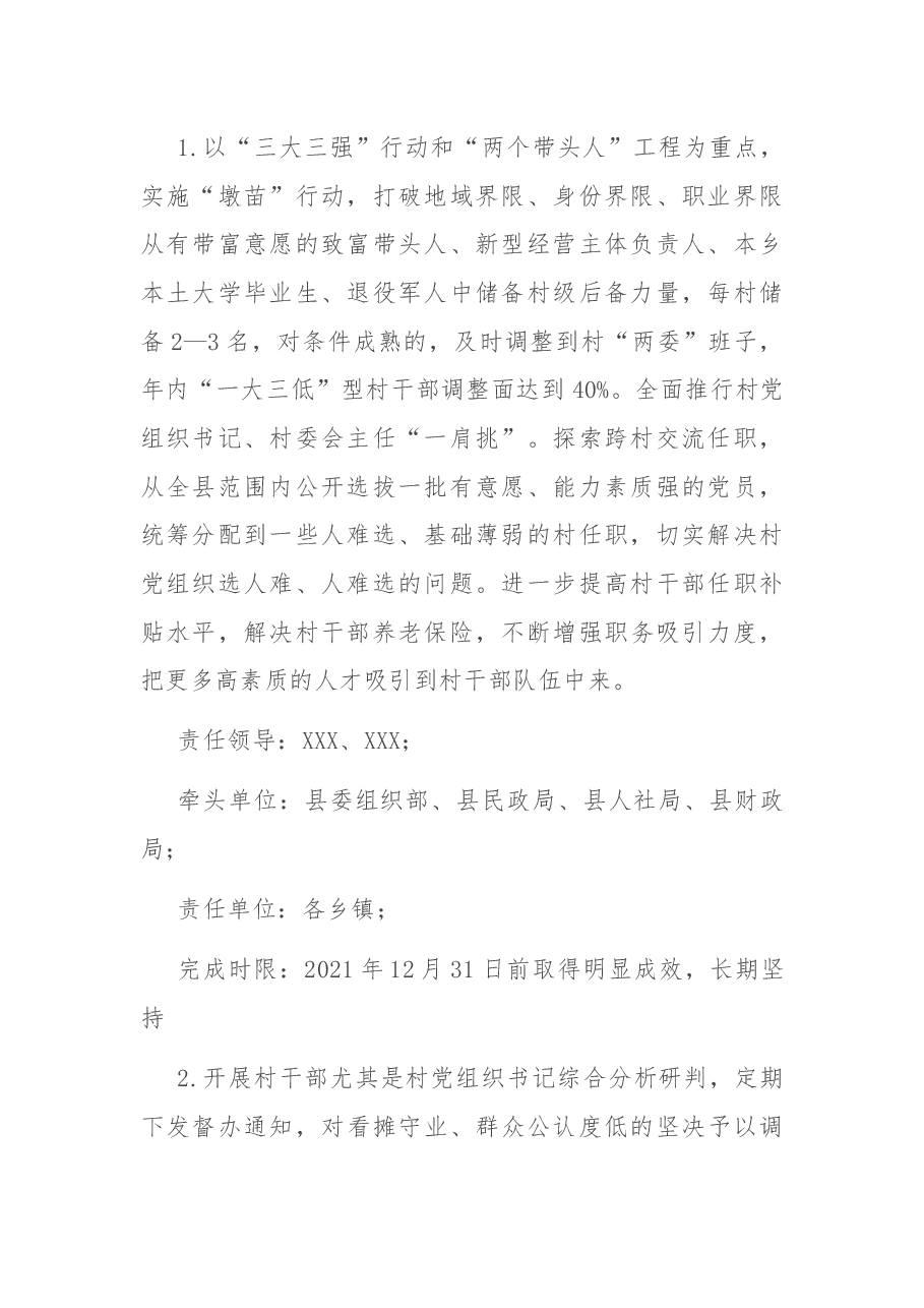 抓基层党建述职点评问题整改方案.docx,第2页预览