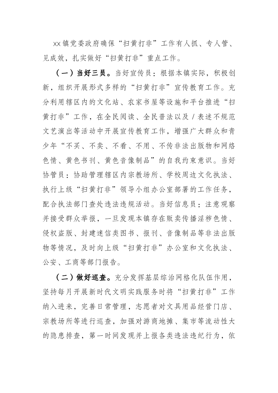 2022年乡镇推进“扫黄打非”进基层工作方案.docx,第3页预览