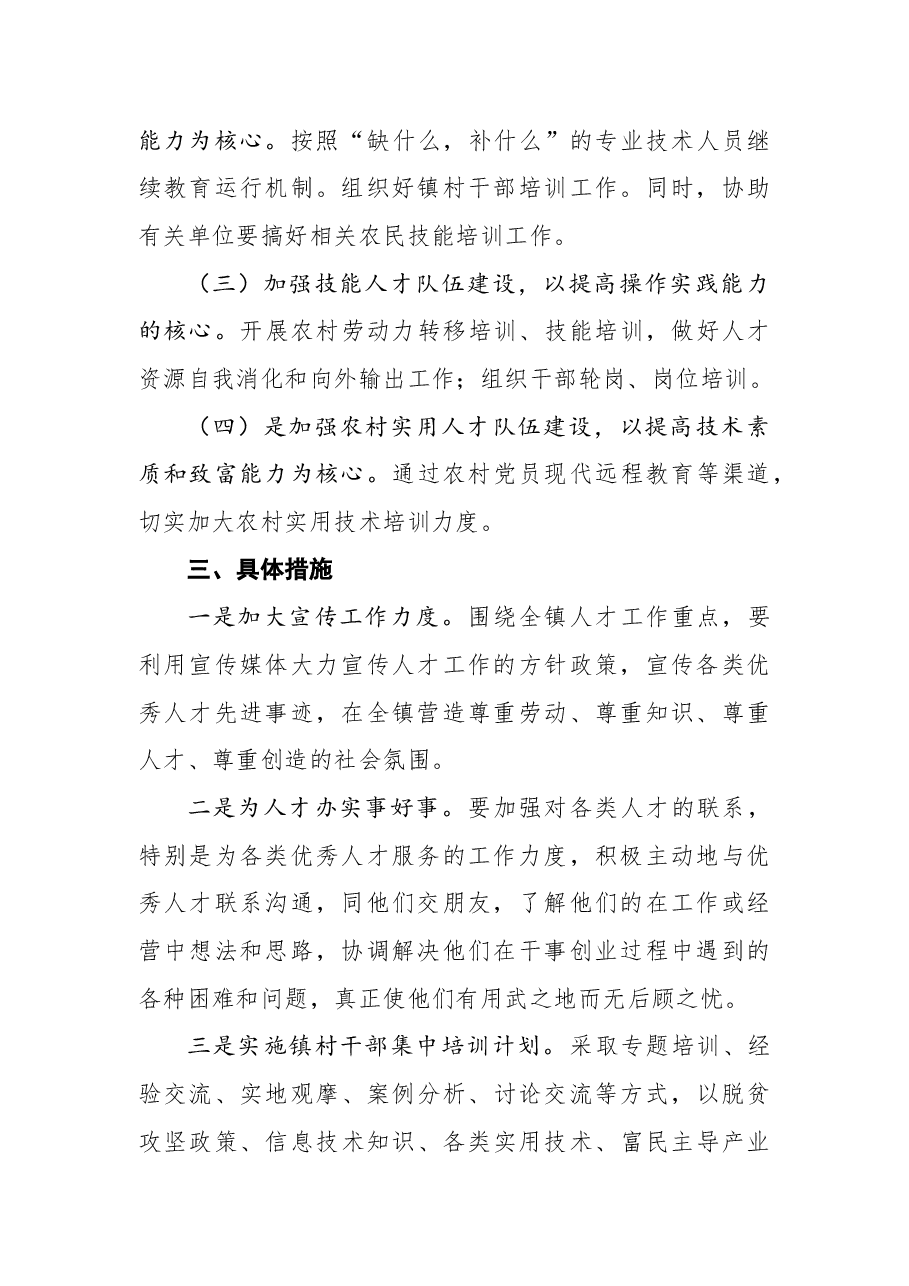 2021年人才工作方案.docx,第2页预览