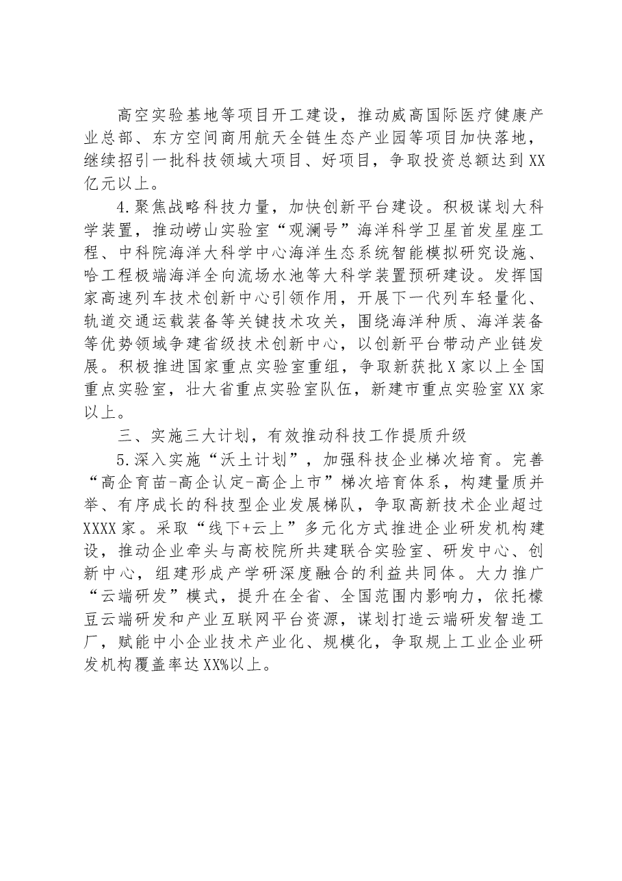 2023年全市科技工作要点.docx,第3页预览