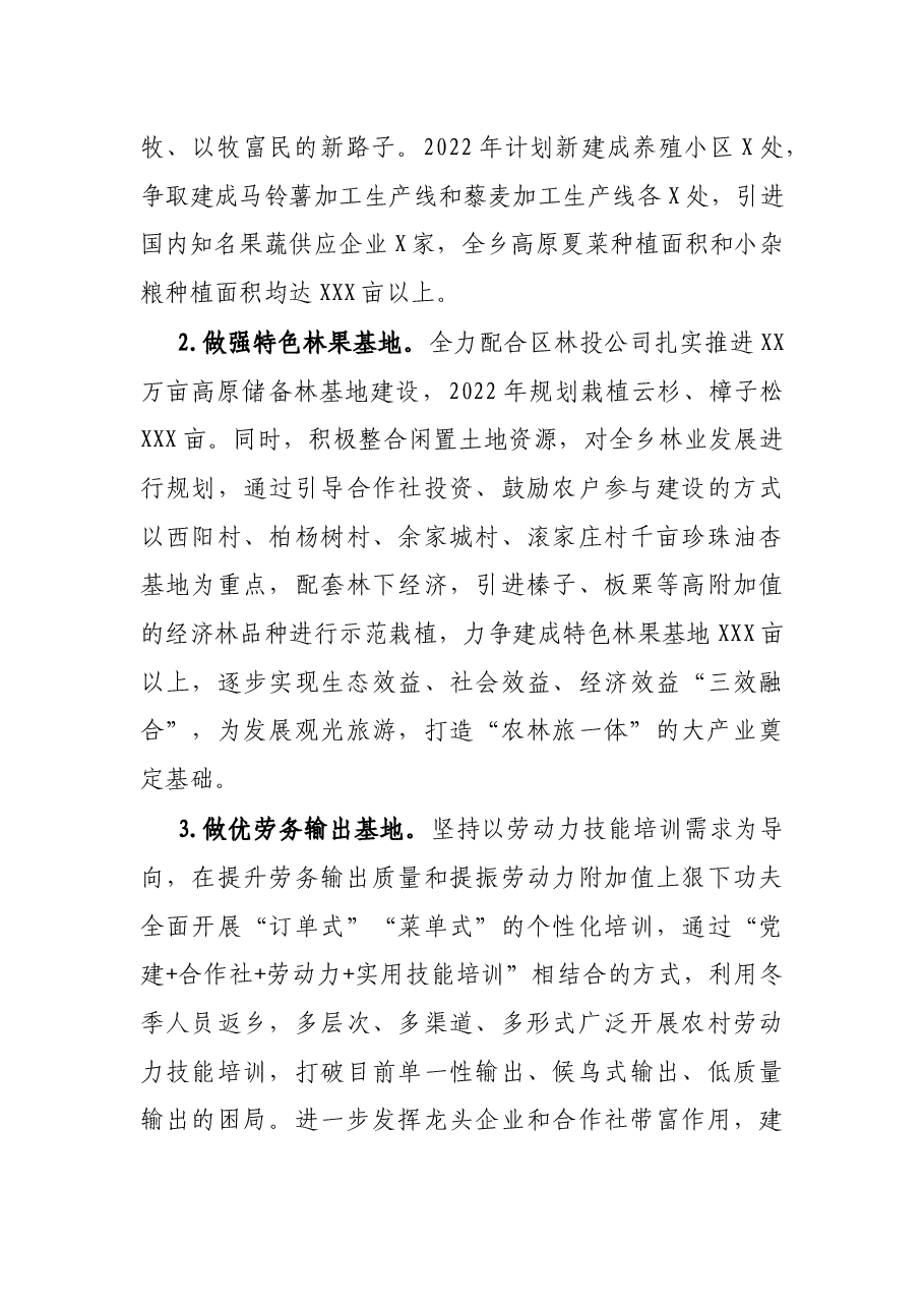 乡人民政府2022年工作要点.docx,第3页预览