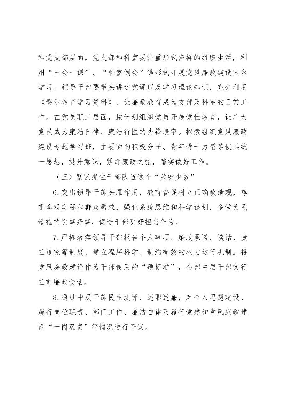 医院2023年全面从严治党工作要点.docx,第4页预览