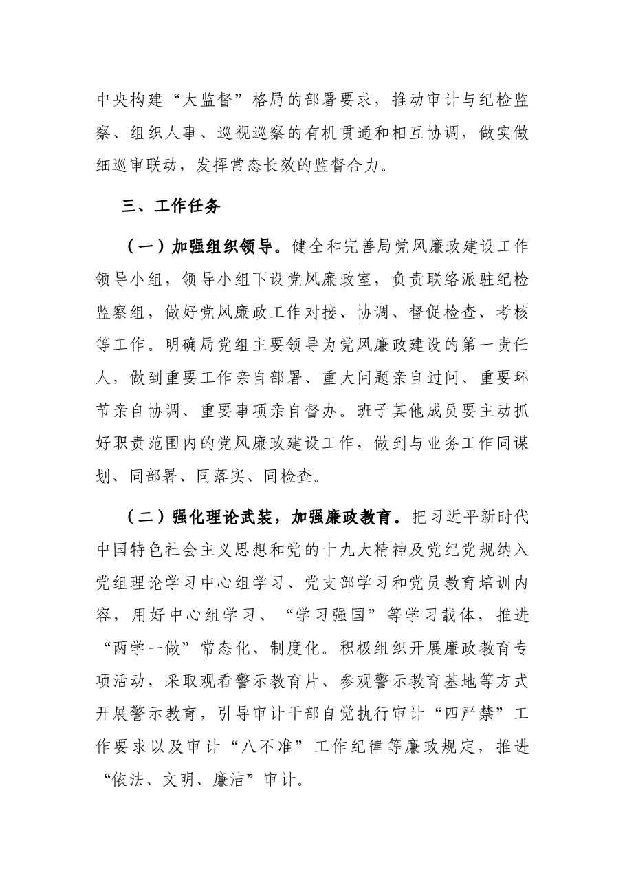 2022年县审计局党风廉政建设工作计划.docx,第4页预览