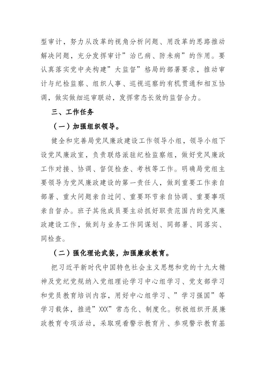 县审计局2022年党风廉政建设工作计划.docx,第4页预览