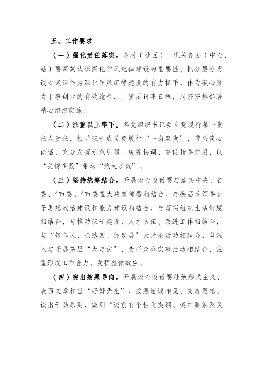 镇深化作风纪律建设活动开展分层分类谈心谈话工作实施方案.docx,第4页预览