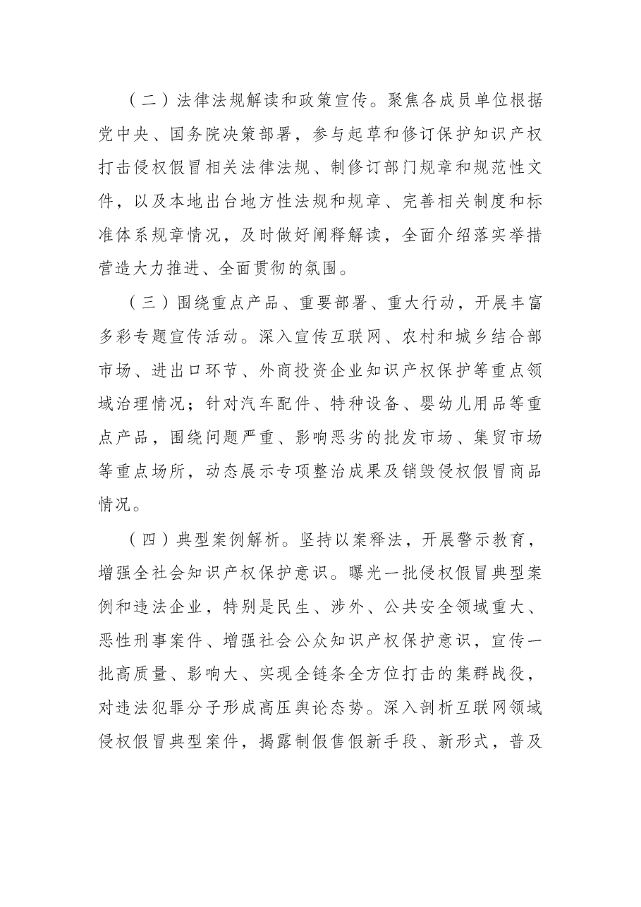 区2022年打击侵权假冒宣传工作方案.docx,第2页预览