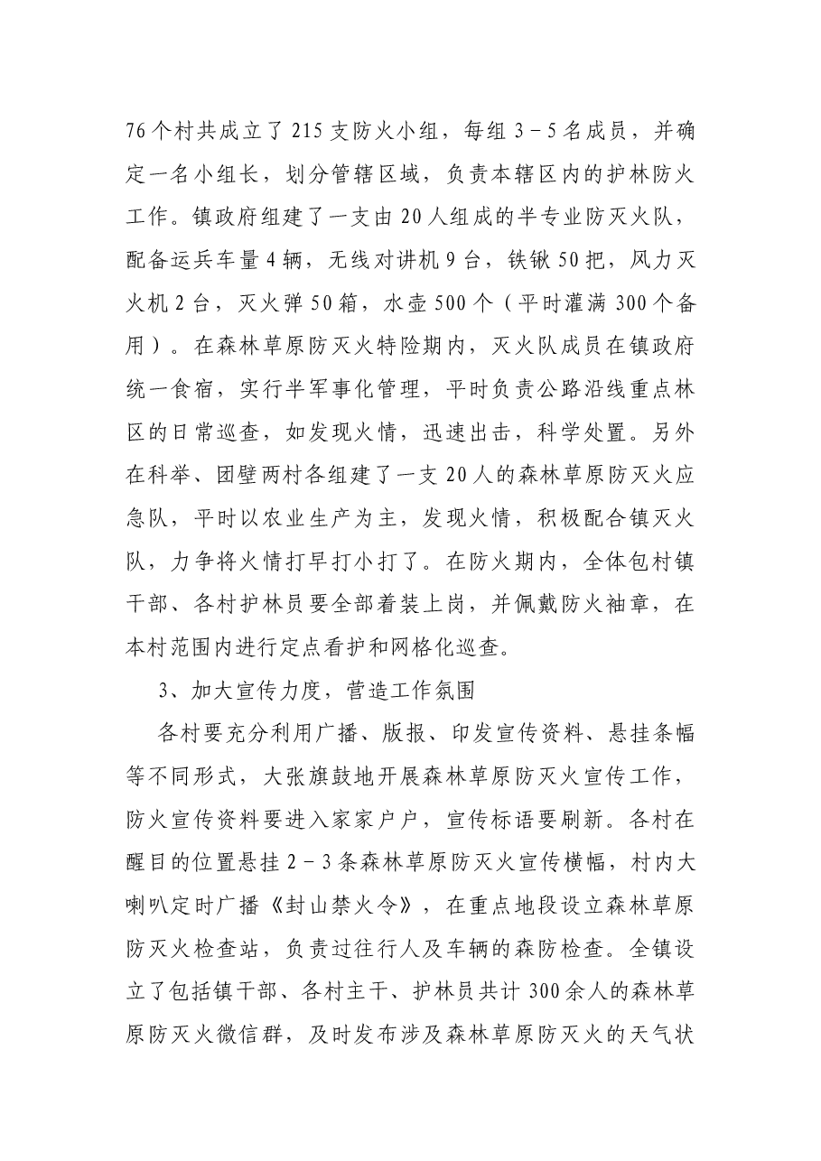 X镇森林草原防灭火工作实施方案.docx,第4页预览
