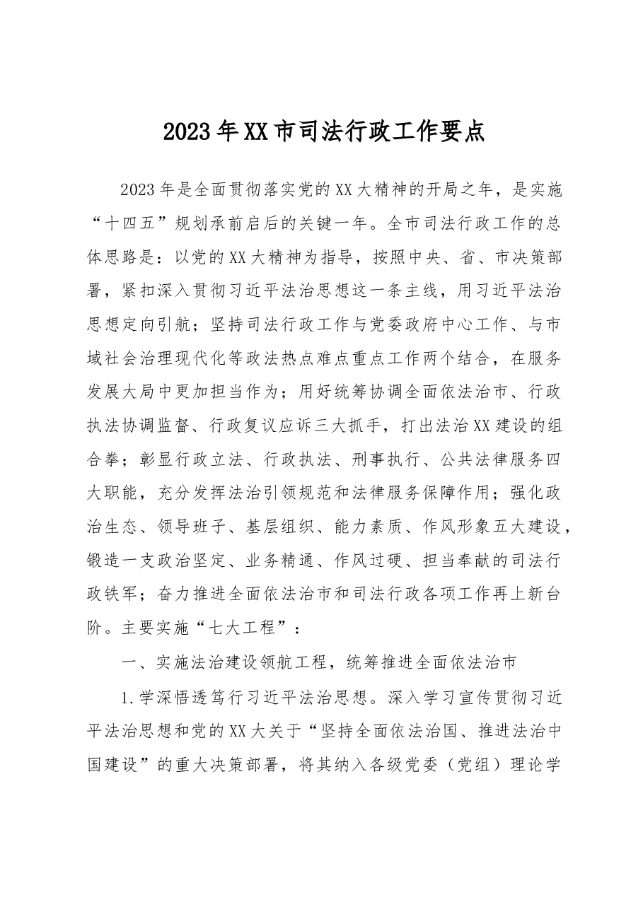 2023年XX市司法行政工作要点.docx,第1页预览
