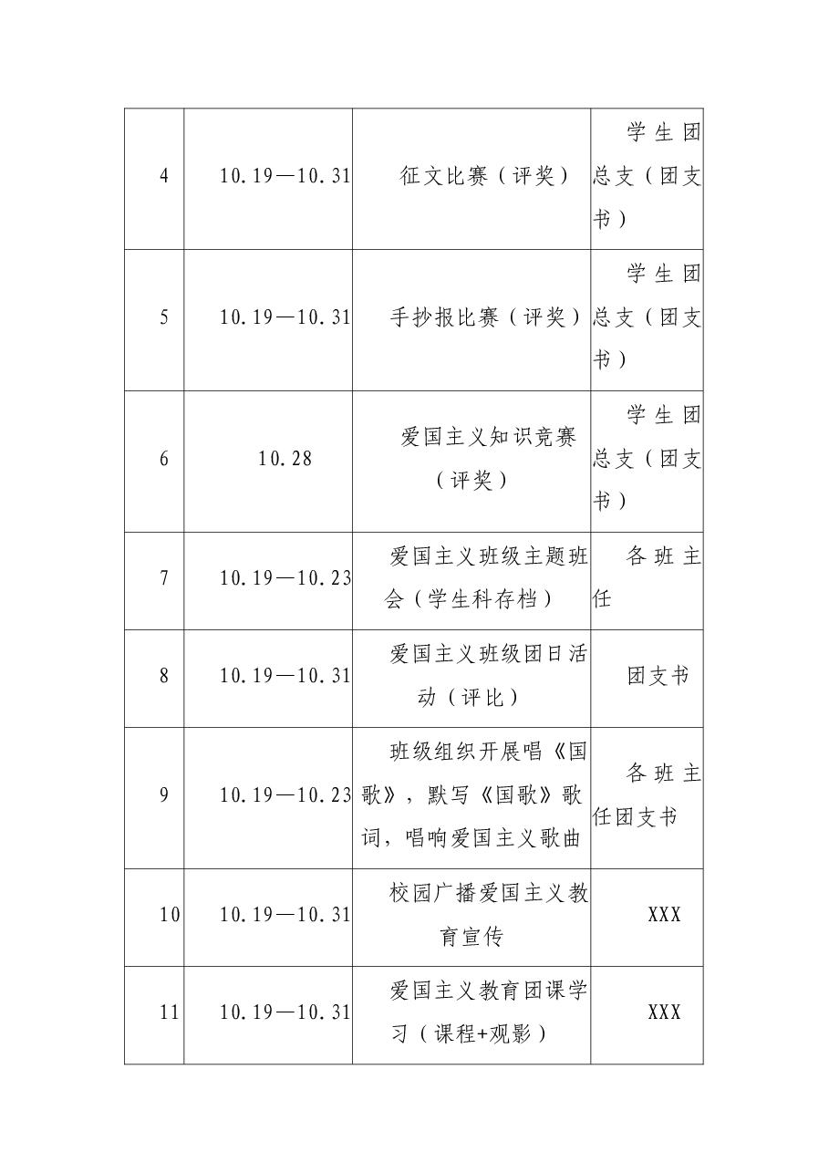 喜迎盛会爱国主义教育活动方案.docx,第3页预览